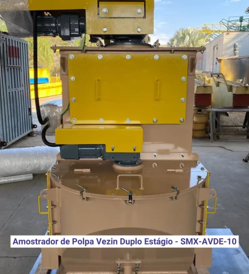 Amostrador de Polpa Vezin Duplo Estágio - SMX-AVDE-10