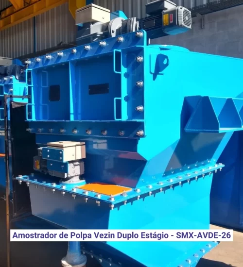 Amostrador de Polpa Vezin Duplo Estágio - SMX-AVDE-26