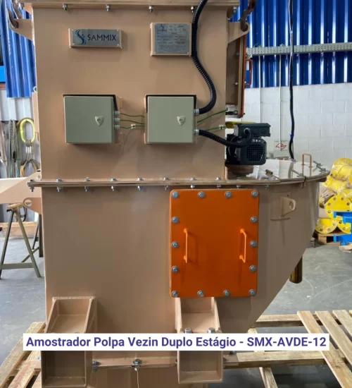 Amostrador Polpa Vezin Duplo Estágio - SMX-AVDE-12