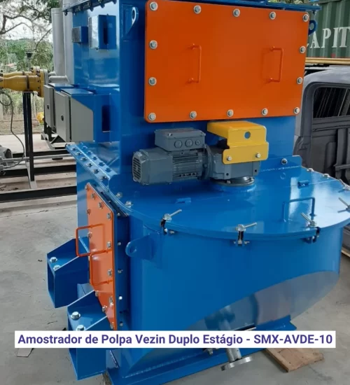 Amostrador de Polpa Vezin Duplo Estágio - SMX-AVDE-10
