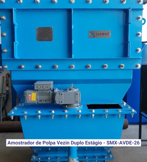 Amostrador de Polpa Vezin Duplo Estágio - SMX-AVDE-26