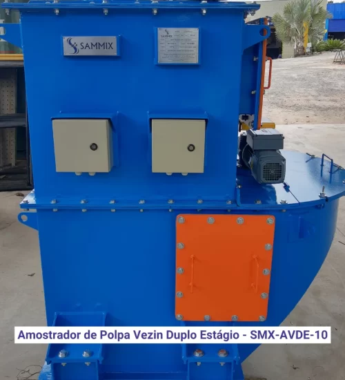 Amostrador de Polpa Vezin Duplo Estágio - SMX-AVDE-10