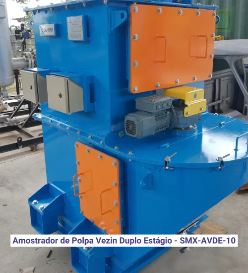 Amostrador de Polpa Vezin Duplo Estágio - SMX-AVDE-10