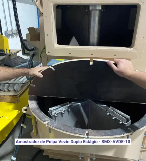 Amostrador de Polpa Vezin Duplo Estágio - SMX-AVDE-10